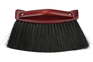 Pool Table Brush with Soft PVC Bristles, Ergonomic Pine Wood Handle, Arc - Shaped Billiard Table Cleaning Brush for Rails and
