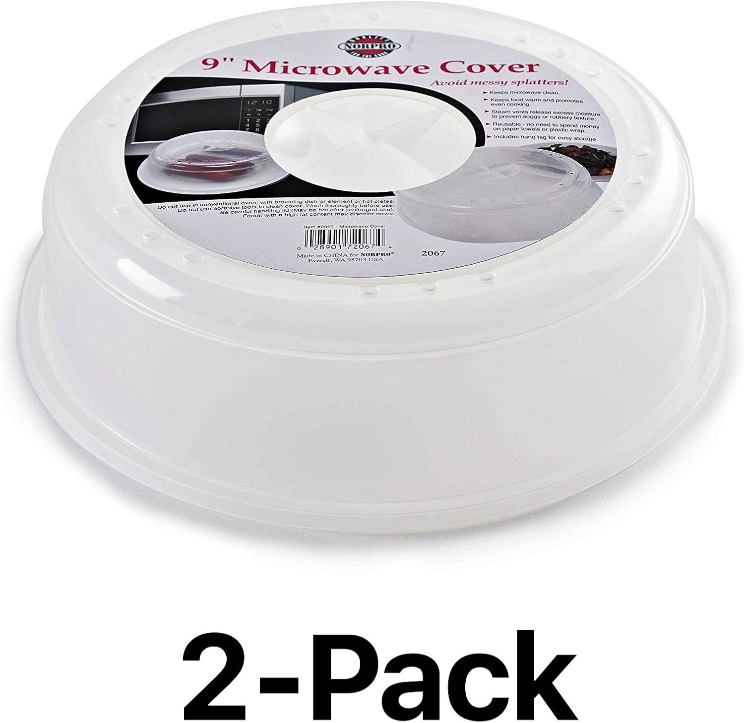 Norpro 2067 Microwave Cover (2) pack