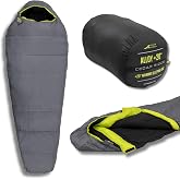 ALPS Cedar Ridge Alloy 20 Sleeping Bag &ndash; 20 Degree Camping Sleeping Bag with PolyLoft Insulation, Durable Polyester Shell, Two-Layer Construction &amp; Stuff Sack for Camping &amp; Travel