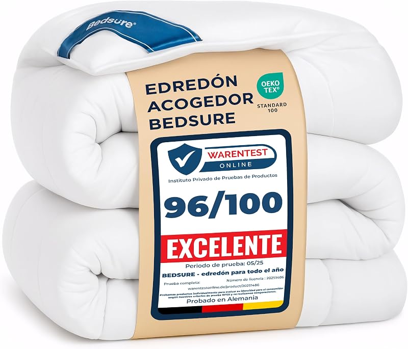 Edredão 160/180 Quilted - Edredão 240x260 cm 300gr/m² Branco