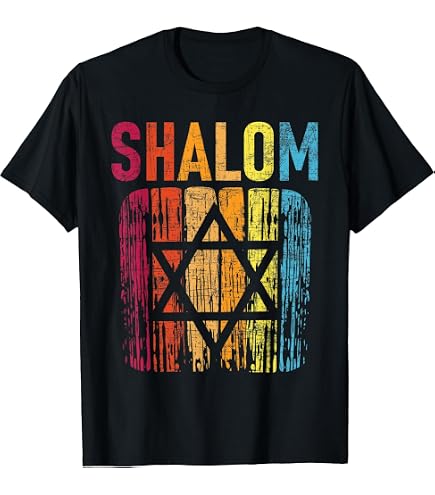 Amazon.com: Shalom Shirt Women Men Kids Hebrew Peace Israel Jewish
