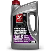 Triax Gear Premium LS 80W-90, GL-5 Limited Slip Ready, Manual Transmissions, Hypoid Gear Systems, Differentials, NATO Military Approved, Widest OEM Specification Range (1 Gallon)