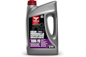 Triax Gear Premium LS 80W-90, GL-5 Limited Slip Ready, Manual Transmissions, Hypoid Gear Systems, Differentials, NATO Military Approved, Widest OEM Specification Range (1 Gallon)