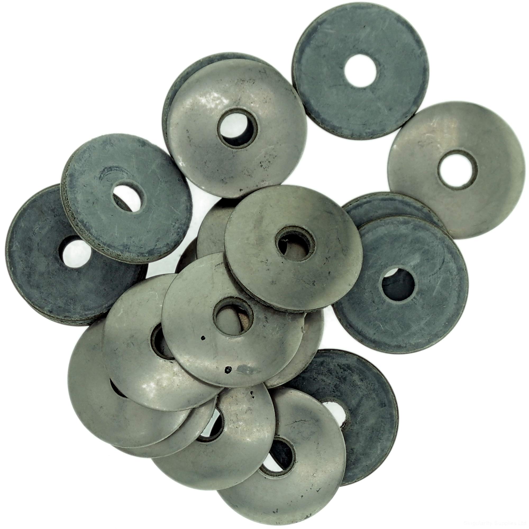 D6.0 (6.0mm x 16mm) Sealing Washer (Grey EPDM) - Stainless Steel (A2) (Pack of 20) โ image 1