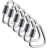 Delta Quick Link Triangle Locking Carabiner 1/4" M6 6MM 6pcs