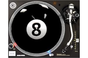 SUNSHINE CASES 8 Ball - DJ Turntable Slipmat 12 inch