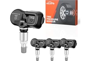 ACLONG Multi-Protocol TPMS Sensors Fit for Toyota & Lexus, 315MHz / 433MHz – 4PCS, Pre-Programmed Tire Pressure Monitoring Replacement for Subaru BRZ 4Runner Camry Corolla RAV4 Tacoma Tundra RX350 ES350