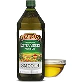 Pompeian Smooth Extra Virgin Olive Oil, Contains Polyphenols, First Cold Pressed, 48 Fl Oz