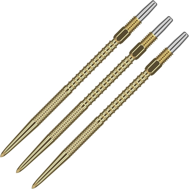 Target Darts Swiss Points Fire 30mm Gold 3 Pack Tips