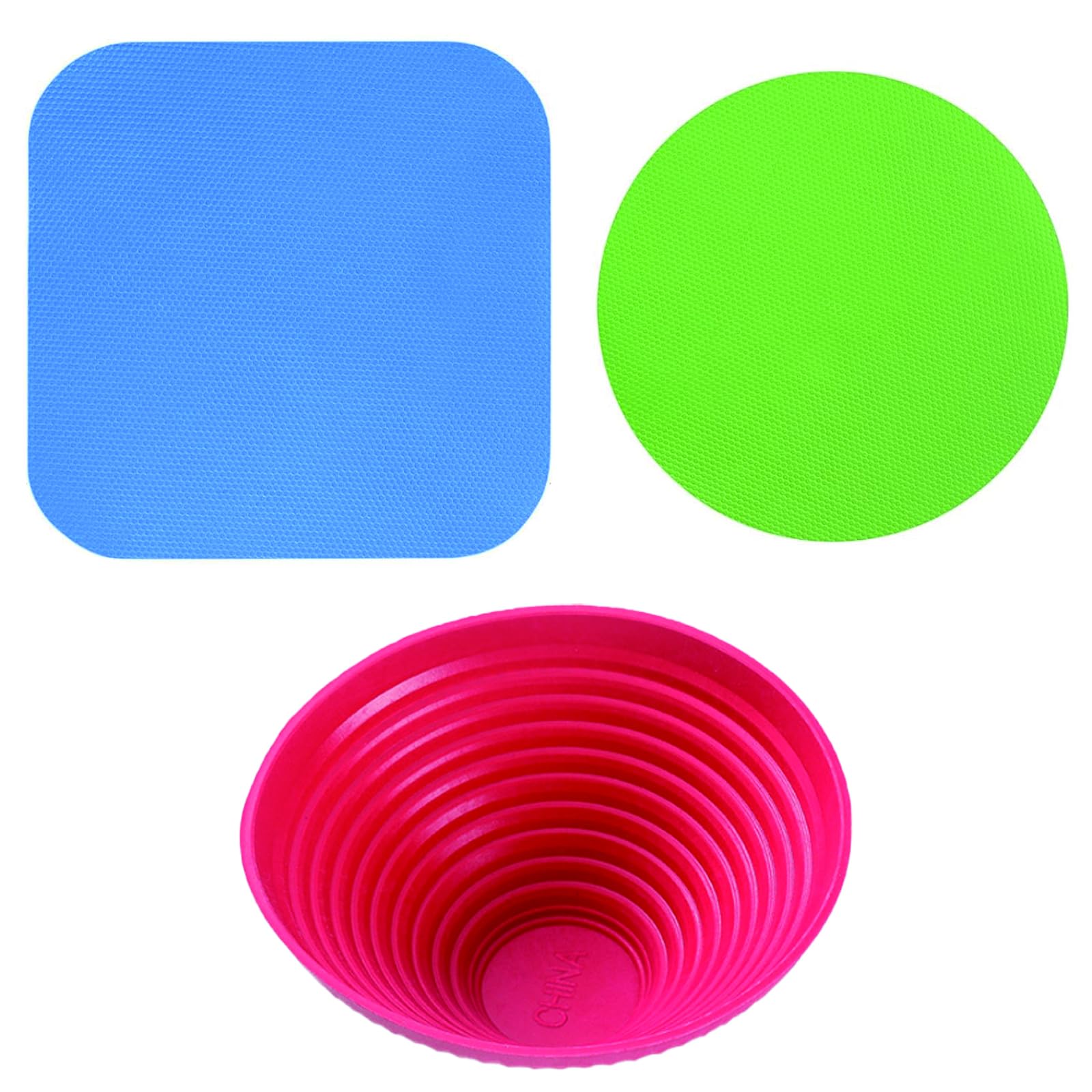 3 PCS Jar Gripper Reusable Rubber Jar Opener Multi-Purpose Jar Grips Bottle Jar lid Opener Lid Opener for Jars and Bottles Fit for Most Bottles Jar Opener Gripper for Weak Hands