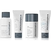 Dermalogica Discover Healthy Skin Kit - Includes: Precleanse, Face Wash, Face Exfoliator, & Moisturizer - Wash Away Impurities To Reveal Glowing Skin