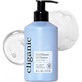 Cliganic Hydrating Facial Gel Cleanser with Triple Botanical Complex® – Clean Gentle Face Wash with Jojoba, Rosehip Argan Oils Removes Makeup Impurities Aloe Vera Glycerin for Balanced Glowing Skin