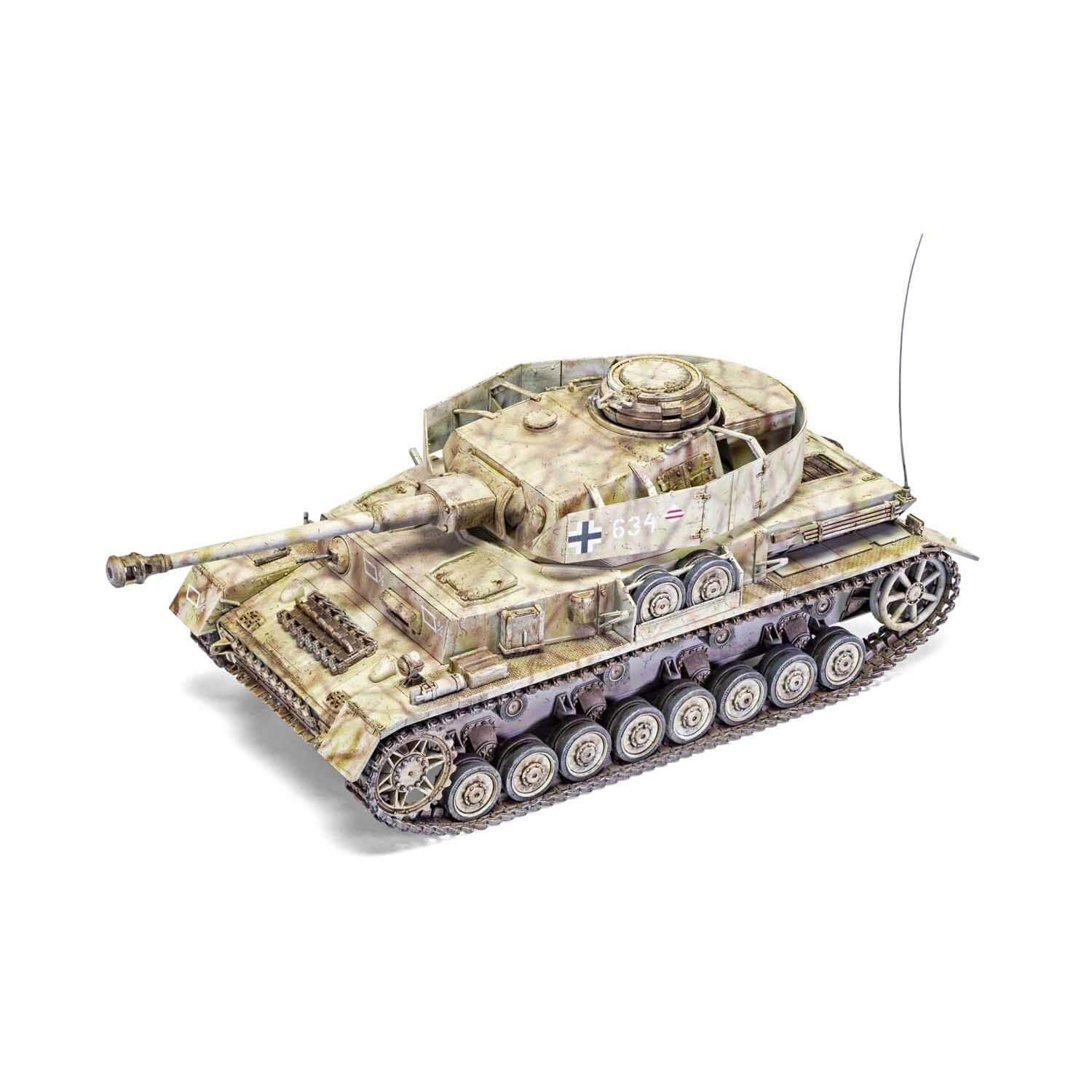Airfix A1351 Panzer IV Ausf.H Mid Version Military Vehicle