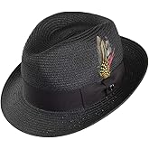Jaxon Hats Toyo Braid Trilby Fedora Hat