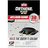 Ortho Orthene Ant Killer Ant Bait, 12 Bait Stations | Indoor Ant Killer, Kills the Queen and the Colony
