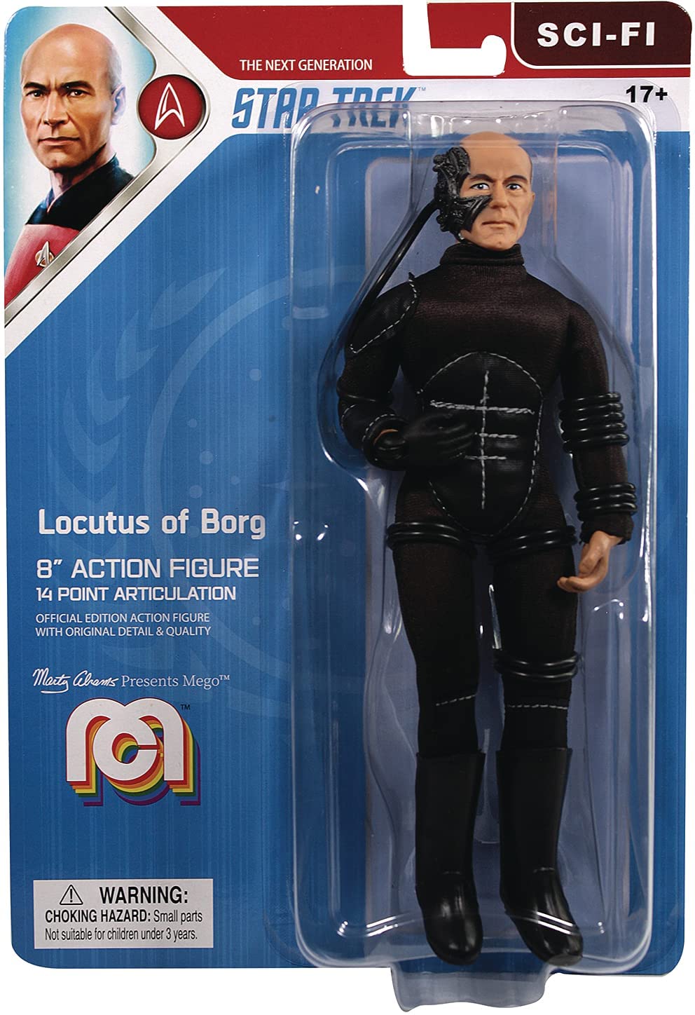 Mego - Sci-FI Star Trek: The Next Generation Locutus 8 Action Figure