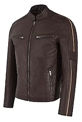 HANDSY Leather Jackets For Men - Leather Motorcycle