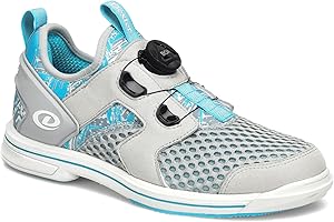 Dexter Women's Pro BOA Bowling Shoes - Light Grey/Blue