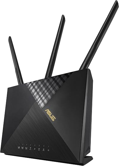 ASUS 4G-AX56 WiFi 6 Router 1800 Mbps Cat6 Dual-Band LTE 4G