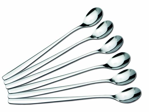 CHG 9285-00 6 x Jogurt-/ Longdrinklöffel (L= 19 cm)