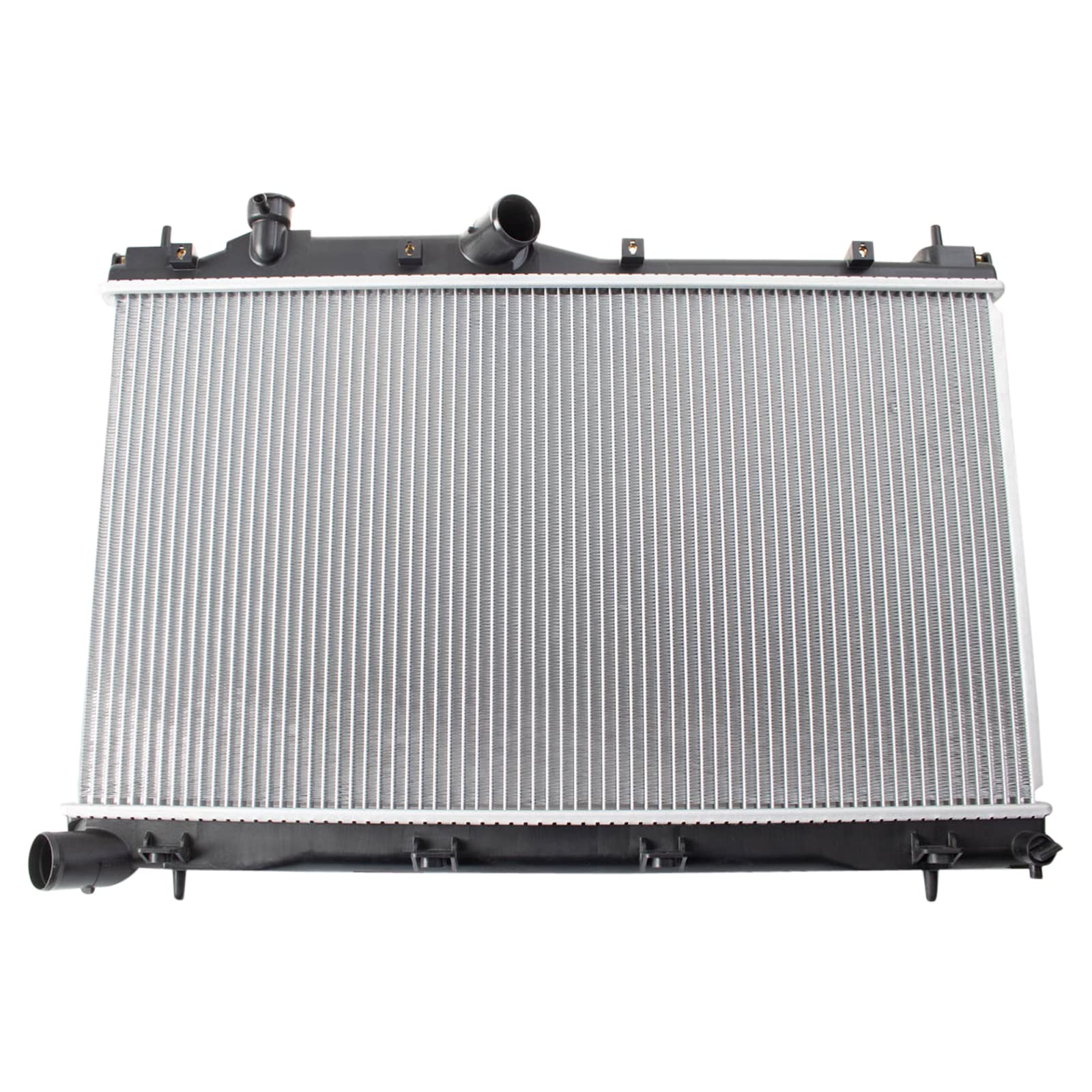 trq radiator assembly aluminum core plastic tank compatible with 2019-2022 subaru forester l4 2.5l s