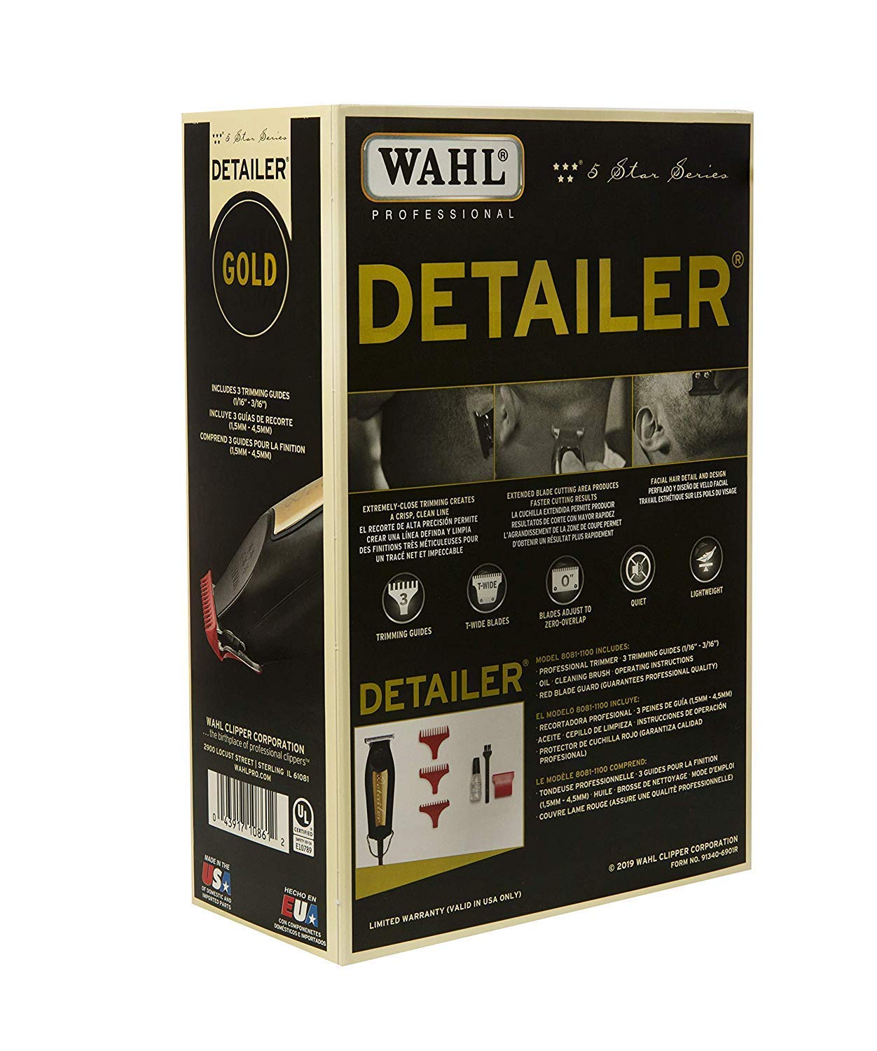 detailer gold wahl