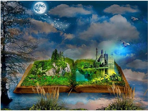 Riou DIY 5D Diamant Painting voll,Stickerei Malerei Crystal Strass