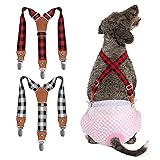 Pet Soft Dog Suspenders 2 Pieces Female Dog Diaper