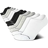 Tommy Hilfiger Womens Liner Socks - 12 Pack Cotton Blend Lightweight Performance No Show Shoe Sock Liners for Women