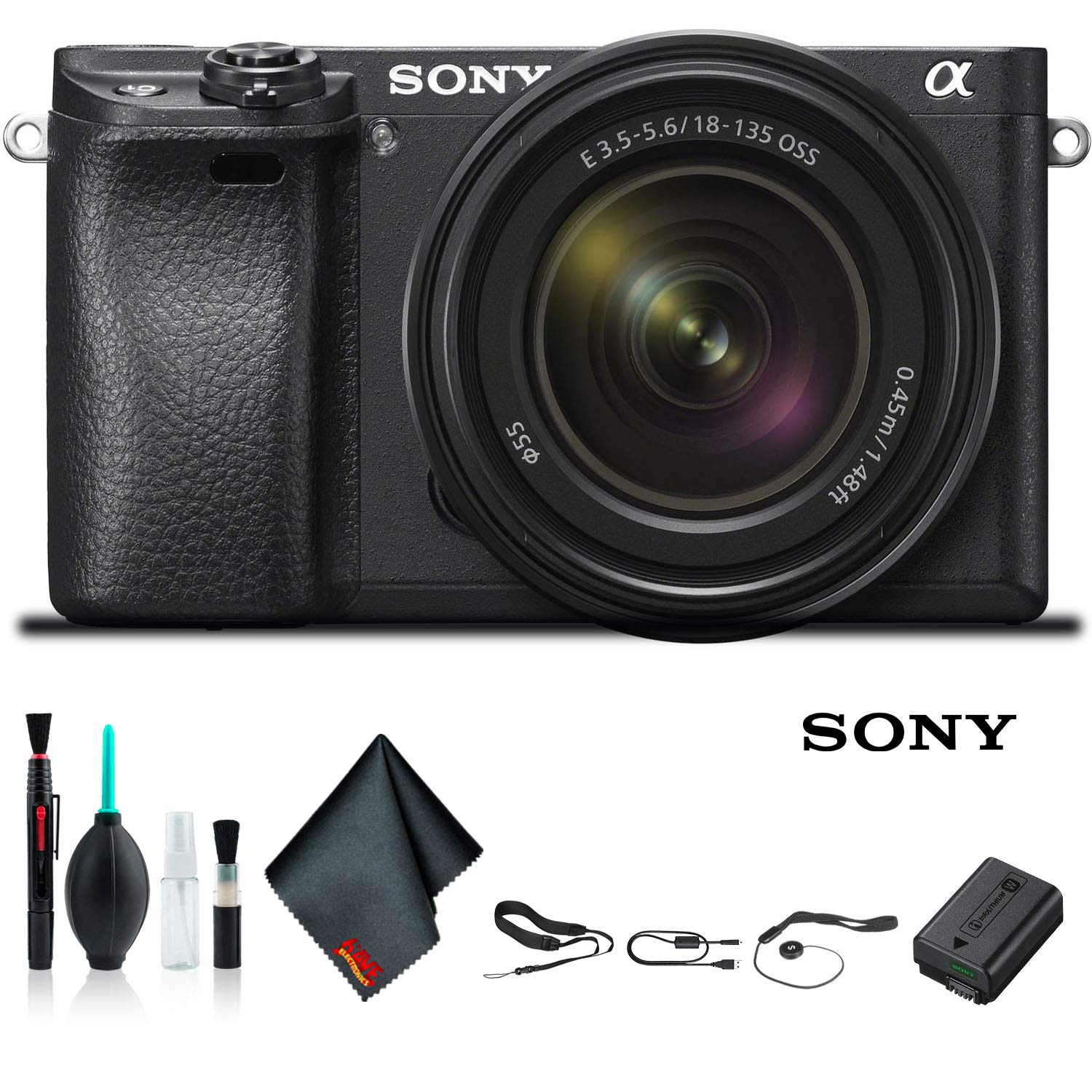 Sony Alpha a6500 Mirrorless Camera with 16-50mm Lens