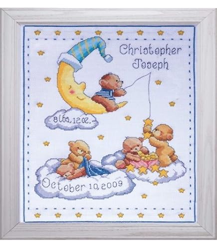 Dimensions Mod Zoo Baby Quilt in Stamped Cross