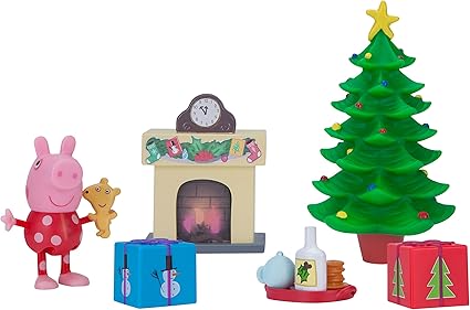 peppa pig presents and pajamas