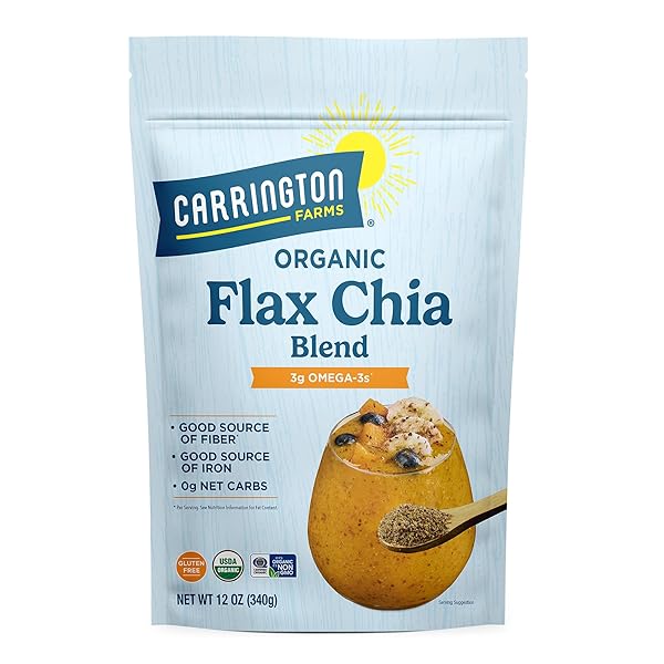CARRINGTON FARMS FLAX CHIA BLEND, GLUTEN FREE, USDA...