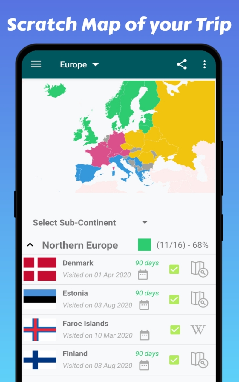 Travel Mapper Travel Tracker App Map Of Where I've Been Travel