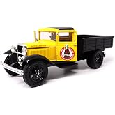 Motor City Classics Coca-Cola Diecast Collectible | 1931 Ford Model AA (Yellow Version) 1:24 Scale 424023 Officially Licensed