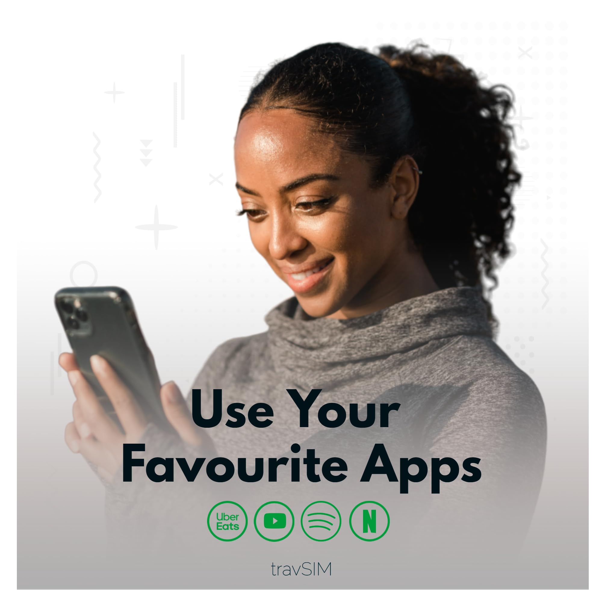 travSIM Brazil SIM Card | 6GB Mobile Data at 4G/5G speeds | Free Roaming in South America | Works on iOS and Android Devices | Plan on Brazil SIM Card Prepaid is Valid for 30 Days