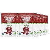 Nature’s Turn Freeze-Dried Apple Cinnamon Crisps – Healthy, Gluten-Free, Crispy & Delicious, Plant-Based Snack, Ideal for Cereal, Smoothies, School Lunches, & On-the-Go, Bags of 12 (0.53 oz Each)