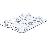 Carlisle FoodService Products StorPlus Drain Shelf, Drip Tray for Half Size Food Pans, 12.75" x 10.38", 1 Count, Clear