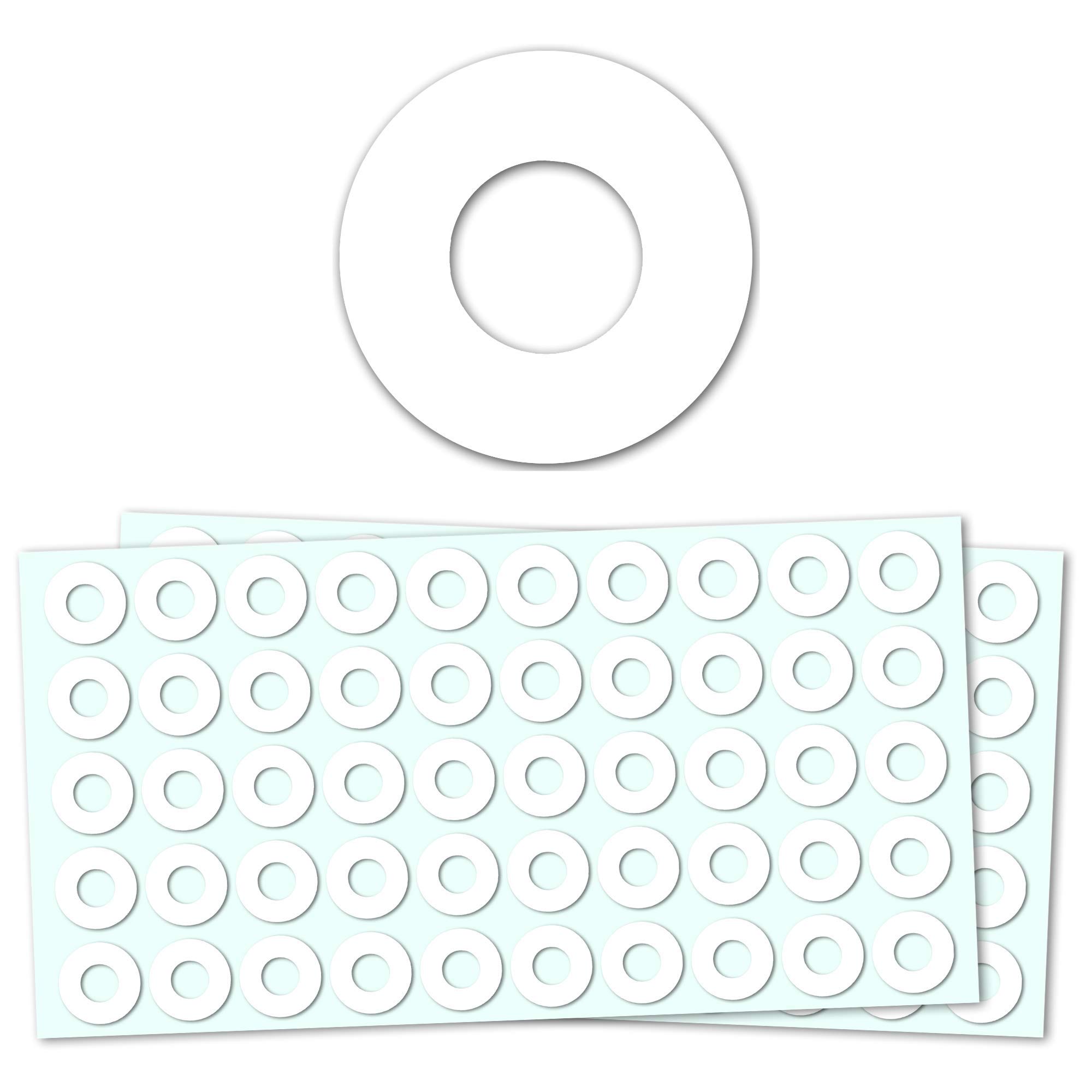 2000 Pack, Hole Reinforcement Ring Labels Stickers - White