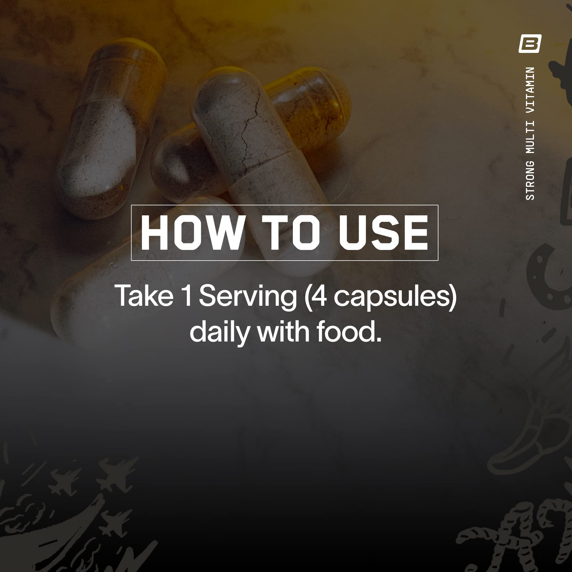 BARE PERFORMANCE NUTRITION, BPN Strong Multi-Vitamin, Foundational Health, Improved Mood and Sleep, Adaptogens, Improved Cognitive Health