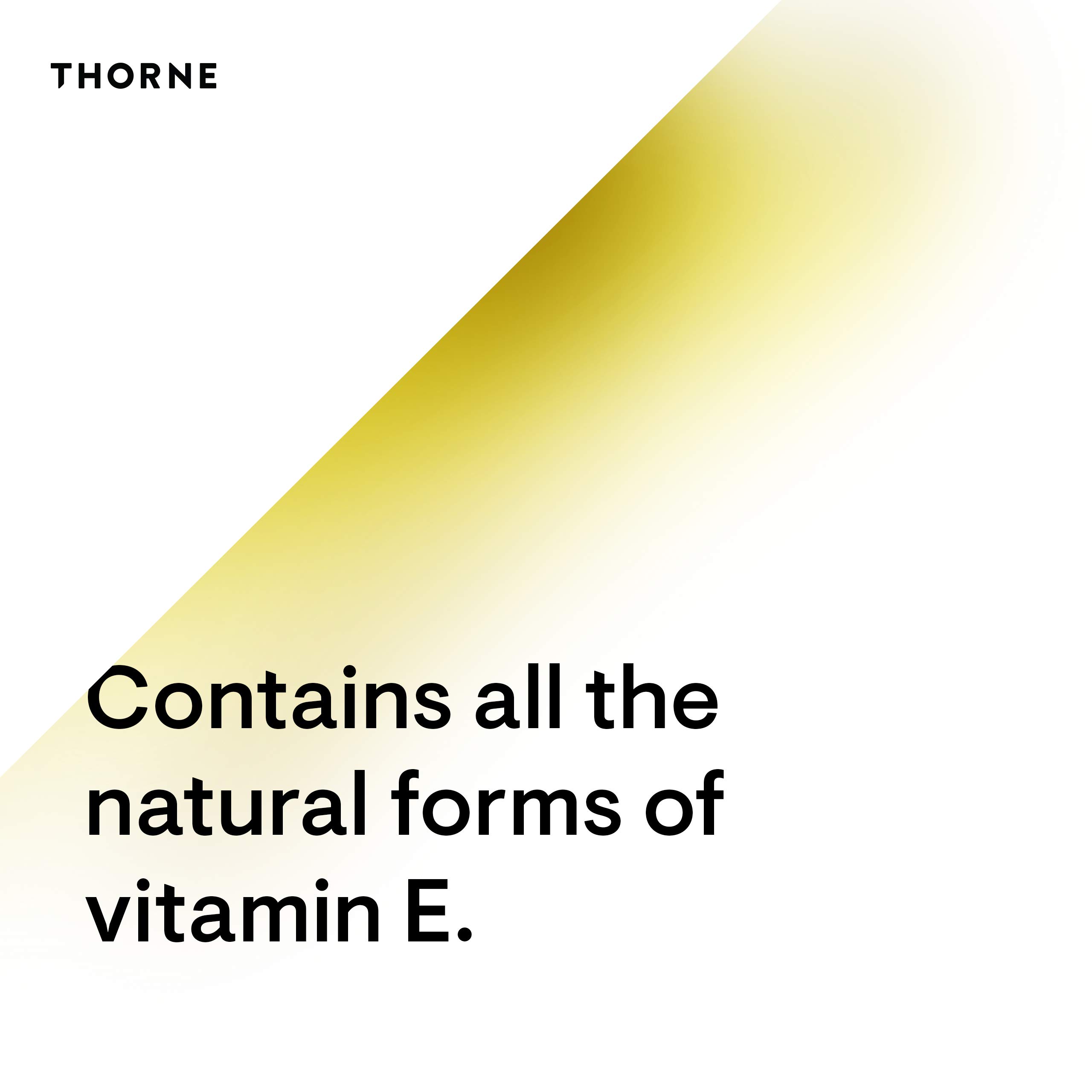 THORNE - Ultimate-E - Contains All of The Natural Forms of Vitamin E - 60 Gelcaps