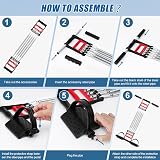 COVVY 3 in 1 Tummy Trimmer Hand Gripper Chest Expander Fitness Tool view 7