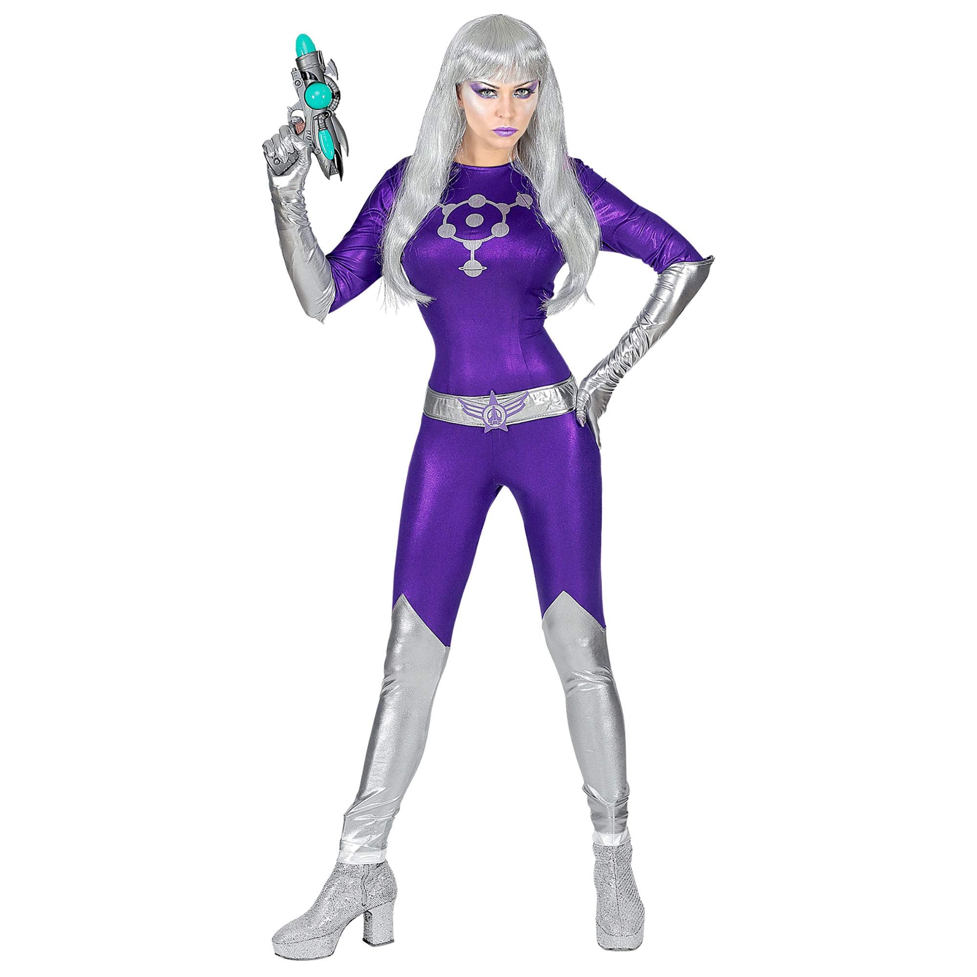 Widmann Srl Alien Costume for Women Adults, Multicoloured, WDM69489