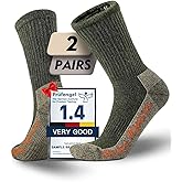 Juclise Alpaca Wool Warm Hiking Socks Heavyweight, Winter Athletic Crew Work Boot Thick Thermal Fleece Moisture Wicking