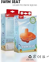 Speedo Unisex Youth Seasquad Swim Seat Learn to Swim Float Orange One Size view 6
