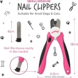 BUGALUGS Dog Cat Nail Clippers with Safety Guard – Ergonomic Stainless Steel view 5