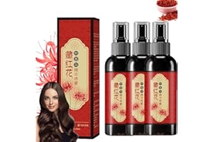 Herbal Black Hair Spray, Saffron Hair Blackening Spray,Saffron And Polygonum Multiflorum Essence Sprays, Leaving Hairs Shiny 