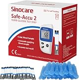 Sinocare Safe Accu2 Blood Sugar Test Strips 50pcs Diabetes Monitor view 6