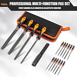 Devvicoo 17 PCS Metal File Set, Upgraded