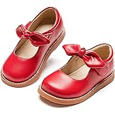 Kolan Todder Little Girls Oxford Shoes Mary Jane T-Strap School Uniform Party Dress Flat Shoes